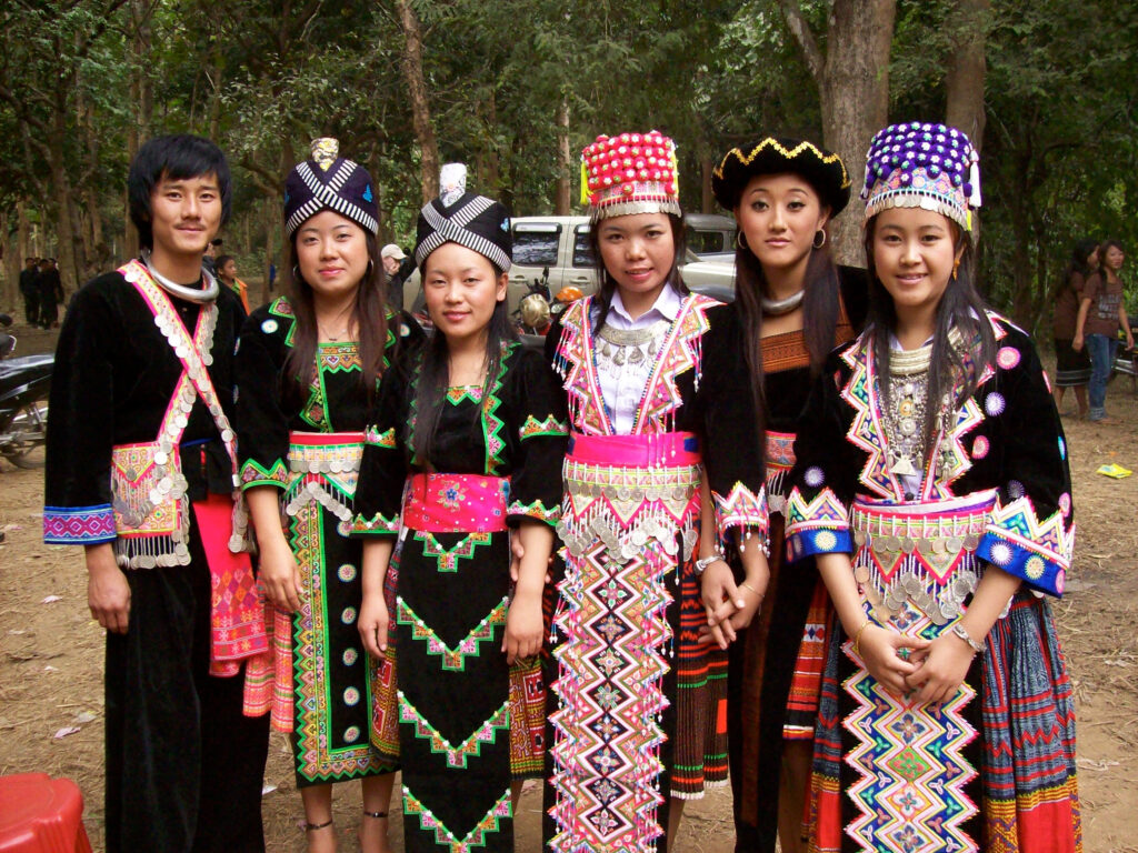 Hmong New Year in December in Luang Prabang